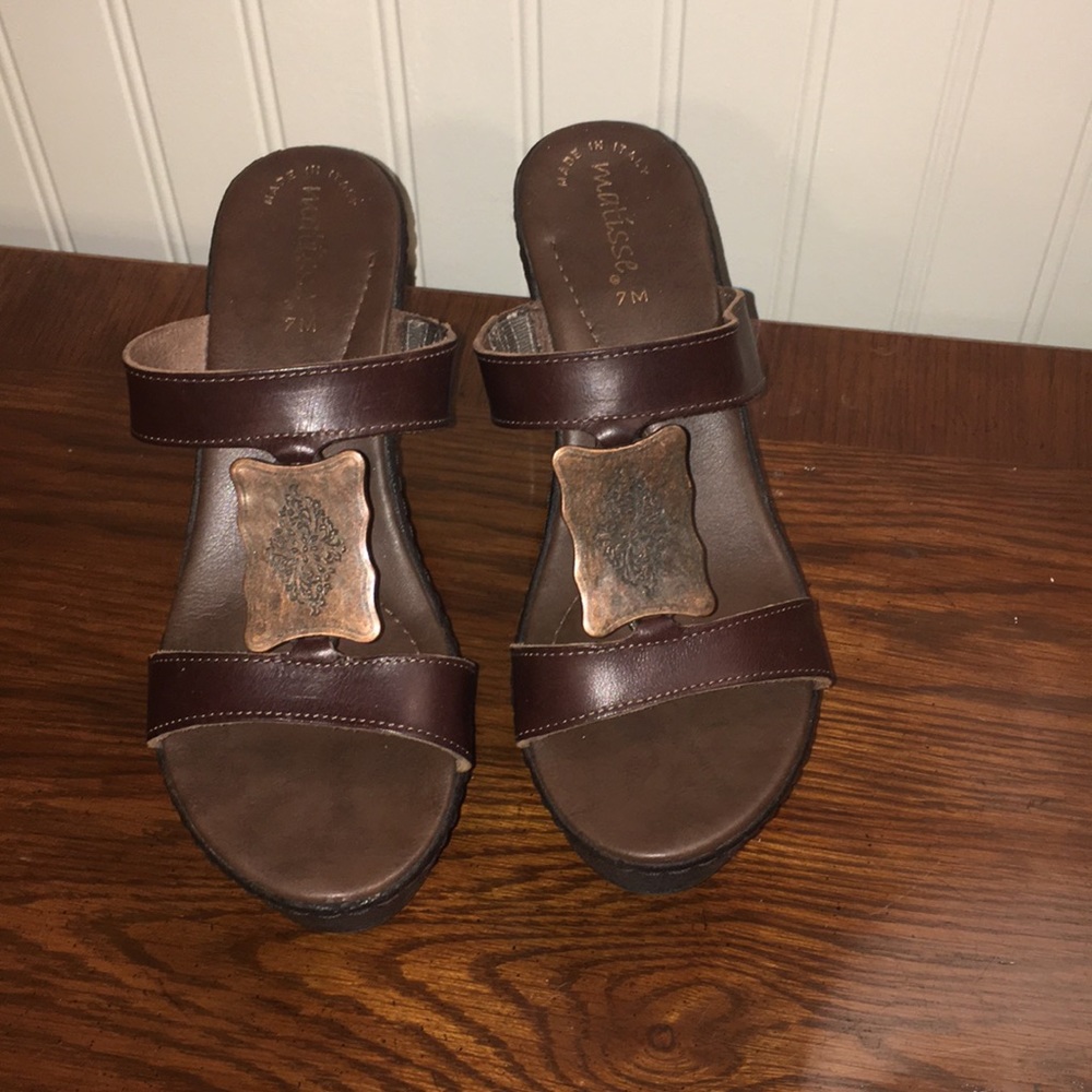 Matisse Wedge Sandals Sz 7 or 38